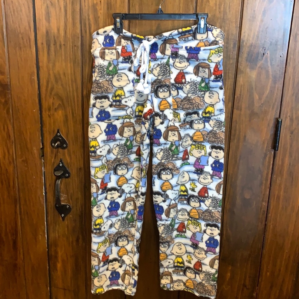 Peanut fuzzy pyjama lounge pant
